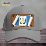 Guatemala Flag Scroll Novelty License Plate Hat Cotton / Gray