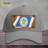 Belize Flag Scroll Novelty License Plate Hat Cotton / Gray