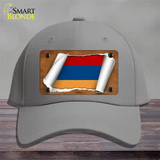 Armenia Flag Scroll Novelty License Plate Hat Cotton / Gray