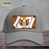 Monaco-S Flag Scroll Novelty License Plate Hat Cotton / Gray