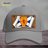 Scotland St. Andrews Flag Scroll Novelty License Plate Hat Cotton / Gray