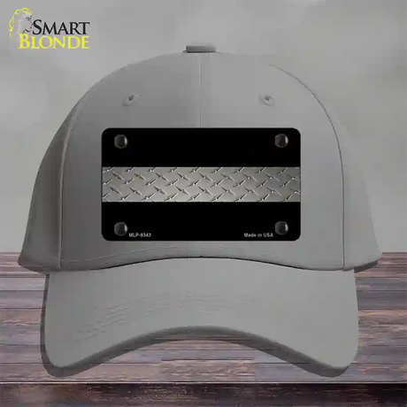 Corrections Diamond Novelty License Plate Hat Cotton / Gray