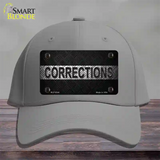 Corrections Novelty License Plate Hat Cotton / Gray