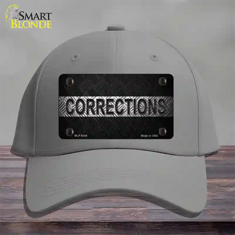 Corrections Novelty License Plate Hat Cotton / Gray