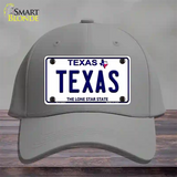 Texas Novelty License Plate Hat Cotton / Gray