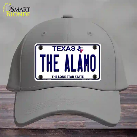 Alamo Texas Novelty License Plate Hat Cotton / Gray