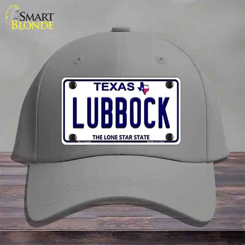 Lubbock Texas Novelty License Plate Hat Cotton / Gray