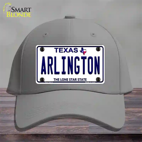 Arlington Texas Novelty License Plate Hat Cotton / Gray