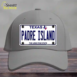 Padre Island Texas Novelty License Plate Hat Cotton / Gray