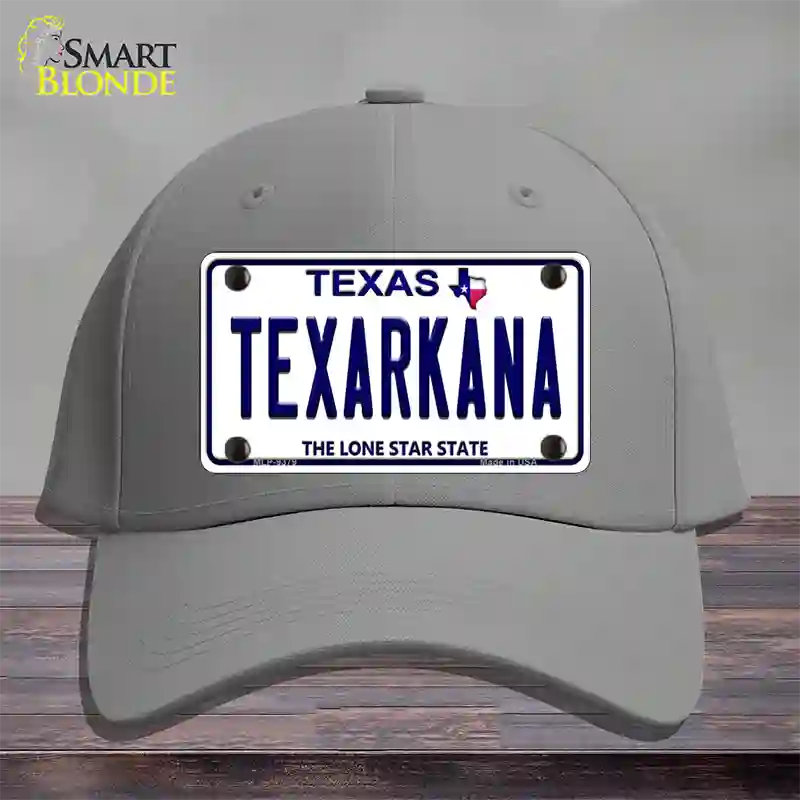 Texarkana Texas Novelty License Plate Hat Cotton / Gray