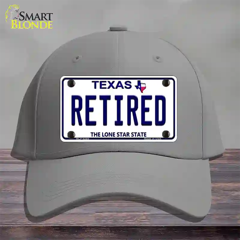 Retired Texas Novelty License Plate Hat Cotton / Gray