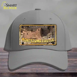 Montezuma Castle Novelty License Plate Hat Cotton / Gray