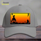 End Trail Blank Scenic Novelty License Plate Hat Cotton / Gray