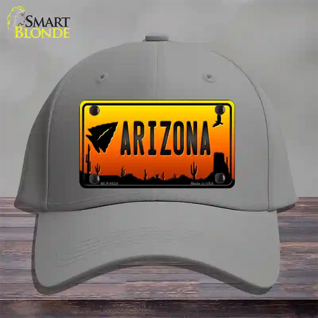 Arrowhead Arizona Scenic Novelty License Plate Hat Cotton / Gray