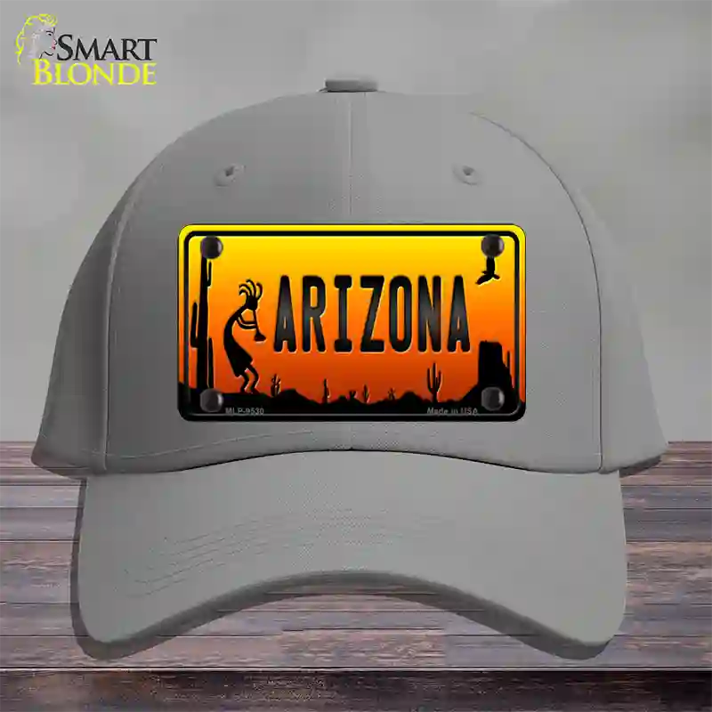 Kokopelli Arizona Scenic Novelty License Plate Hat Cotton / Gray