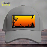 Balloon Blank Scenic Novelty License Plate Hat Cotton / Gray