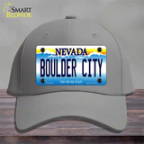 Boulder City Nevada Novelty License Plate Hat Cotton / Gray