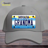 Grandma Nevada Novelty License Plate Hat Cotton / Gray