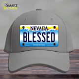 Blessed Nevada Novelty License Plate Hat Cotton / Gray