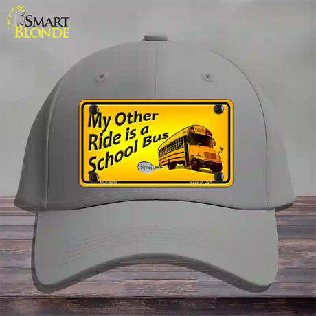 My Other Ride Novelty License Plate Hat Cotton / Gray