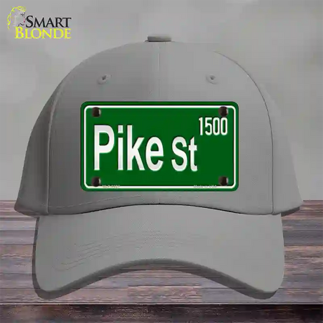 Pike St 1500 Novelty License Plate Hat Cotton / Gray