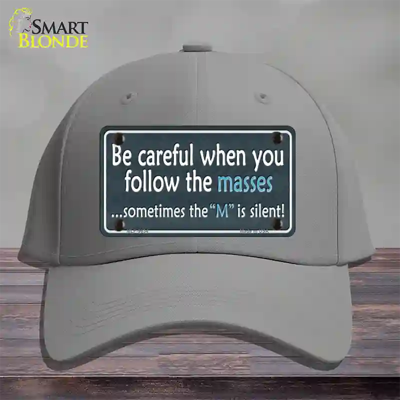 Be Careful Novelty License Plate Hat Cotton / Gray