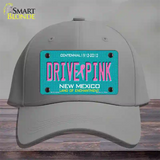 Drive Pink New Mexico Novelty License Plate Hat Cotton / Gray