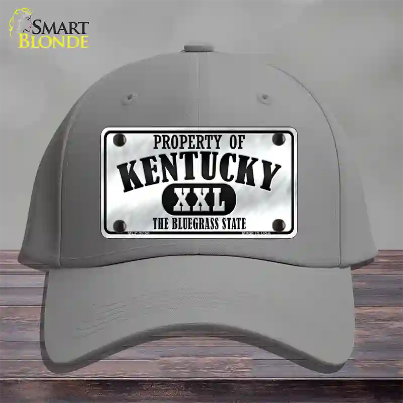 Property Of Kentucky Novelty License Plate Hat Cotton / Gray