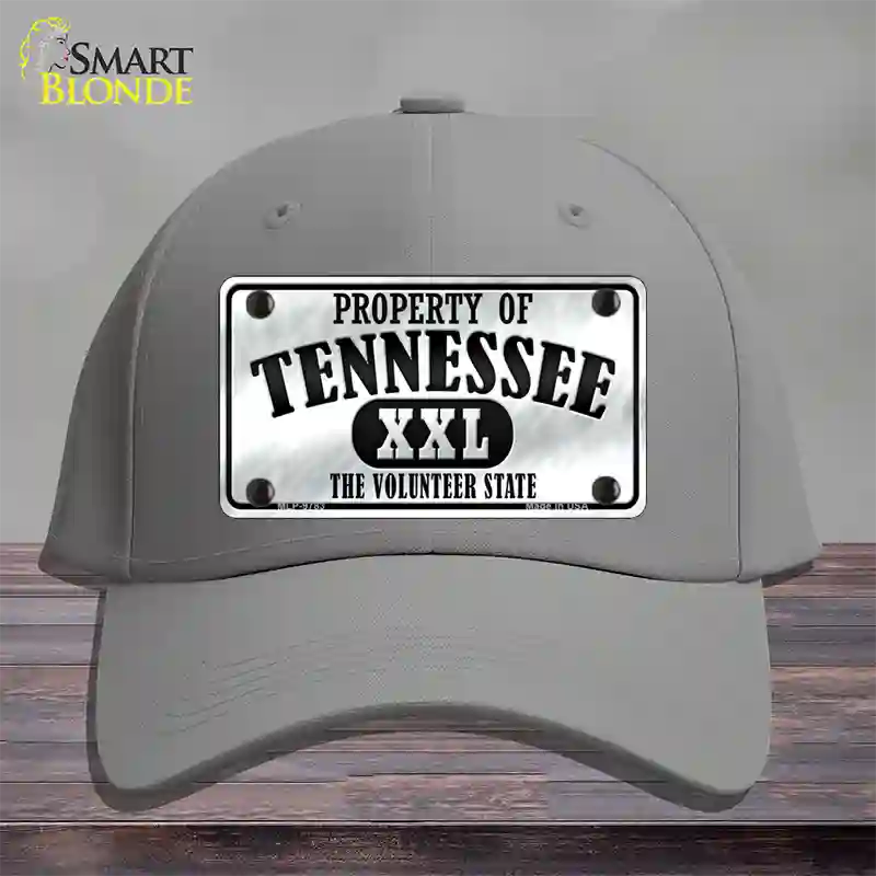 Property Of Tennessee Novelty License Plate Hat Cotton / Gray