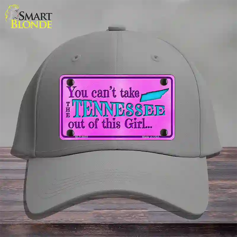 Tennessee Girl Novelty License Plate Hat Cotton / Gray