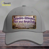 Grandma And Grandpa Bed & Breakfast Novelty License Plate Hat Cotton / Gray