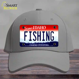 Fishing Idaho Novelty License Plate Hat Cotton / Gray