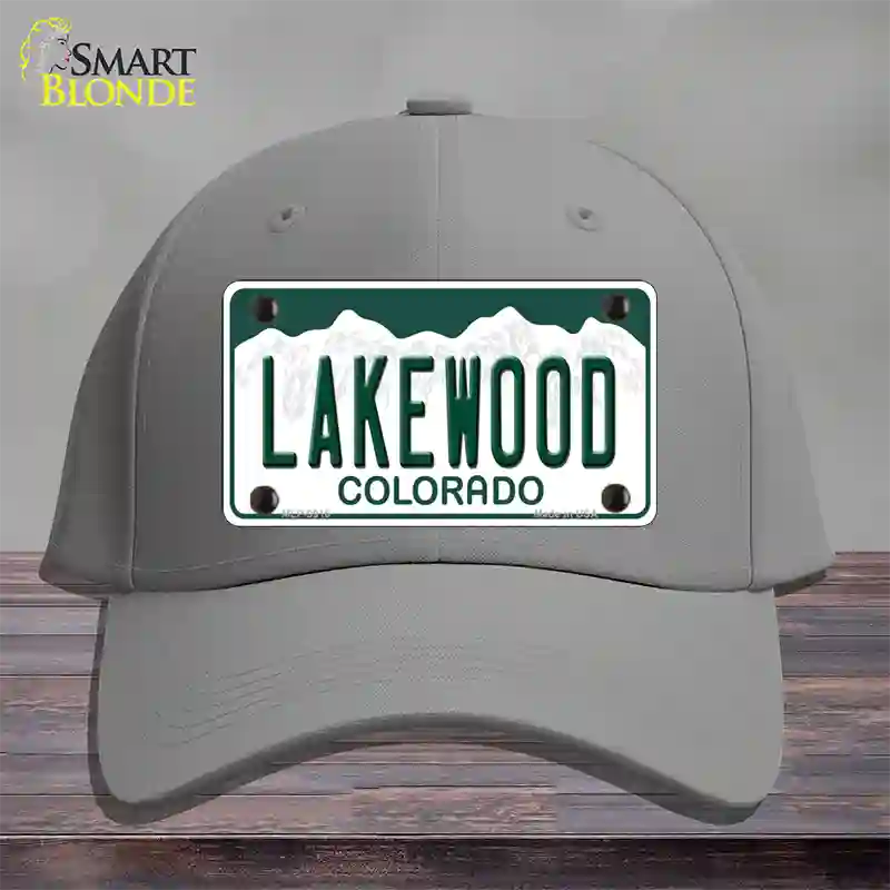 Lakewood Colorado Novelty License Plate Hat Cotton / Gray