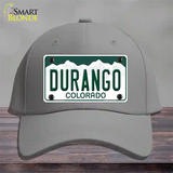 Durango Colorado Novelty License Plate Hat Cotton / Gray