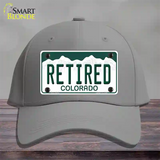 Retired Colorado Novelty License Plate Hat Cotton / Gray