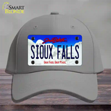 Sioux Falls South Dakota Novelty License Plate Hat Cotton / Gray