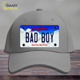 Bad Boy South Dakota Novelty License Plate Hat Cotton / Gray