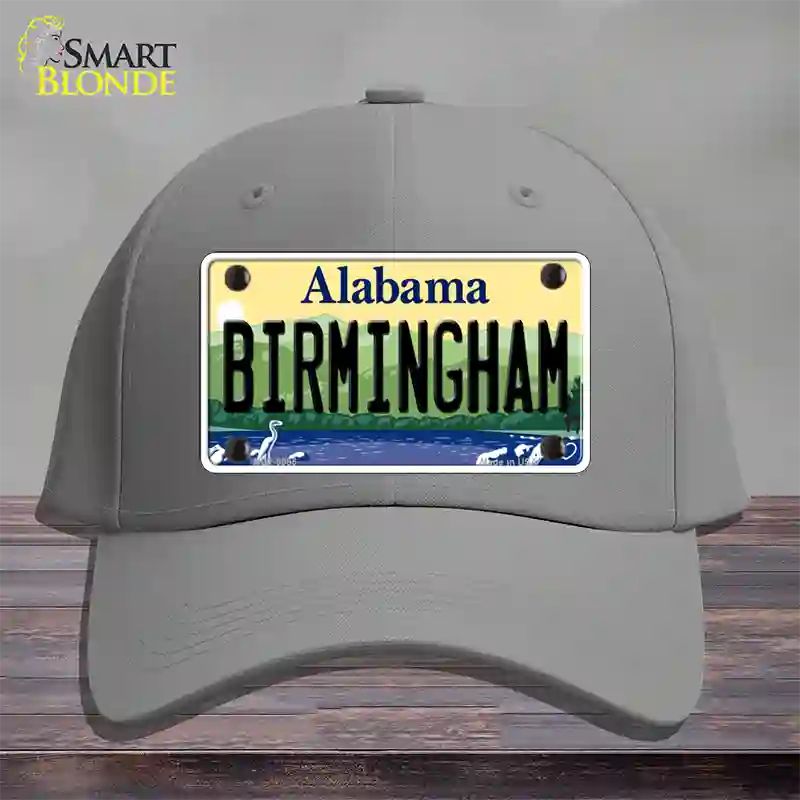 Birmingham Alabama Novelty License Plate Hat Cotton / Gray