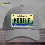 Mobile Alabama Novelty License Plate Hat Cotton / Gray