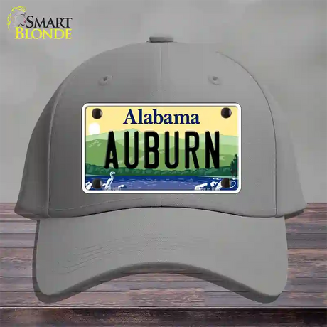 Auburn Alabama Novelty License Plate Hat Cotton / Gray