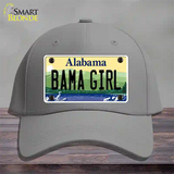 Bama Girl Alabama Novelty License Plate Hat Cotton / Gray