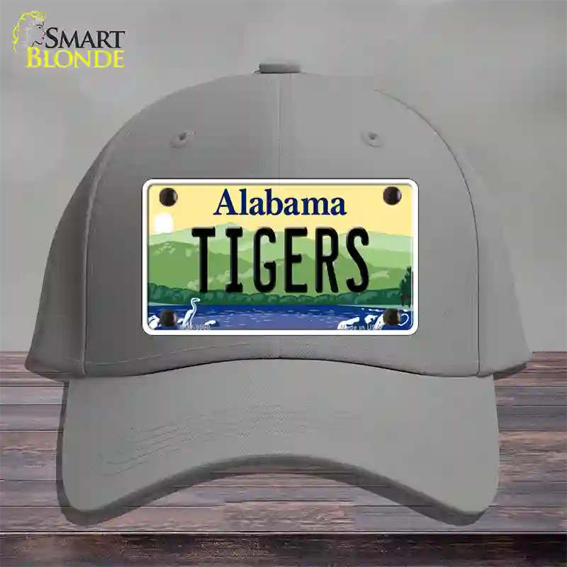 Tigers Alabama Novelty License Plate Hat Cotton / Gray