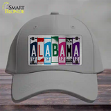 Alabama License Plate Art Novelty License Plate Hat Cotton / Gray