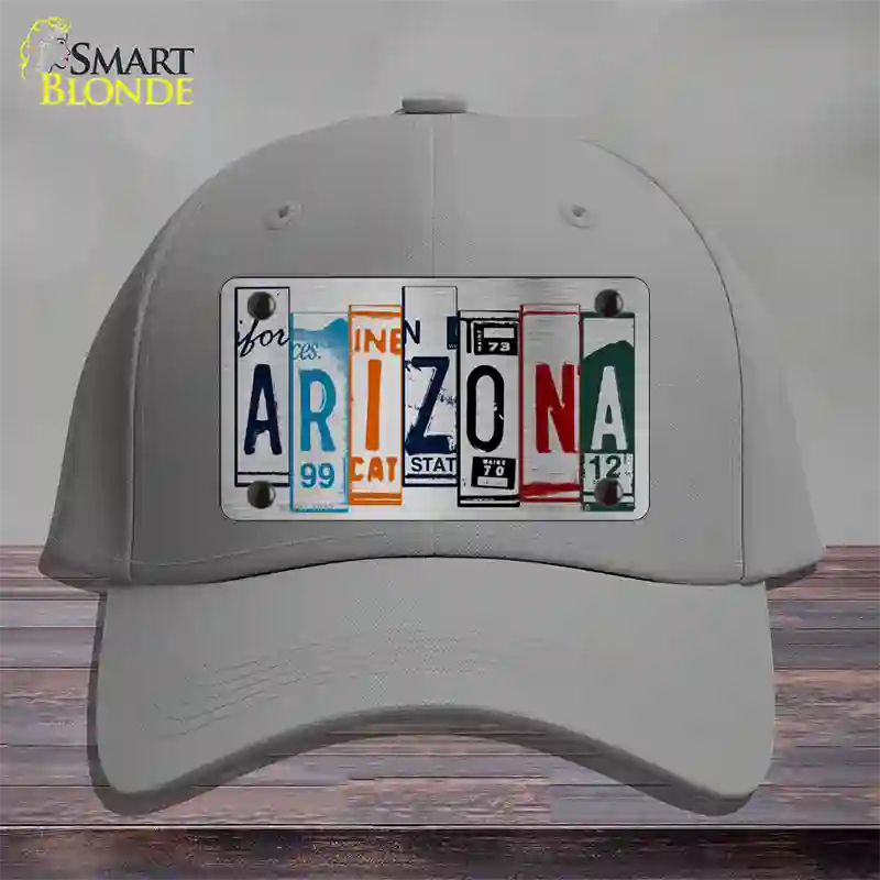 Arizona License Plate Art Novelty License Plate Hat Cotton / Gray