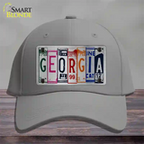 Georgia License Plate Art Novelty License Plate Hat Cotton / Gray