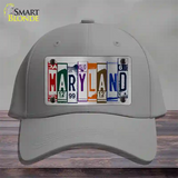 Maryland License Plate Art Novelty License Plate Hat Cotton / Gray