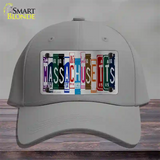 Massachusetts License Plate Art Novelty License Plate Hat Cotton / Gray