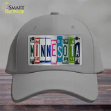 Minnesota License Plate Art Novelty License Plate Hat Cotton / Gray