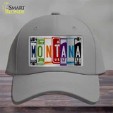 Montana License Plate Art Novelty License Plate Hat Cotton / Gray