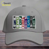 Nebraska License Plate Art Novelty License Plate Hat Cotton / Gray